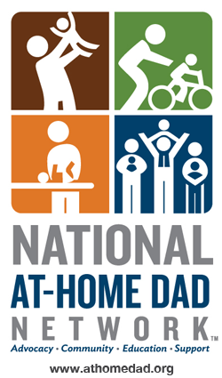 National At-Home Dad Network logo badge large vert